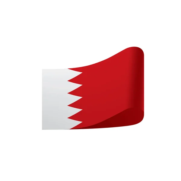 Bahrain flag，矢量图解 — 图库矢量图片