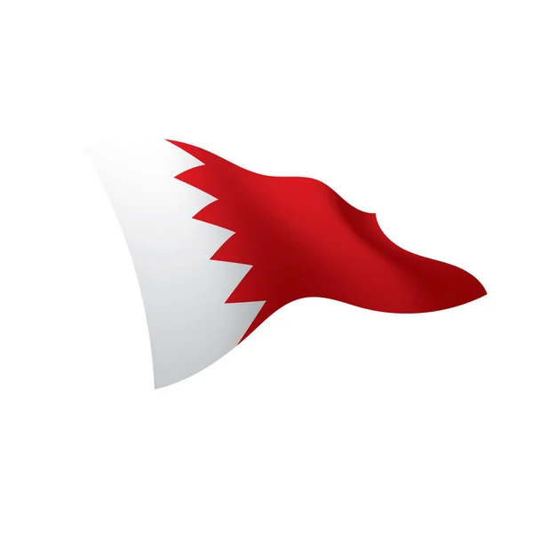 Bahrain flag，矢量图解 — 图库矢量图片