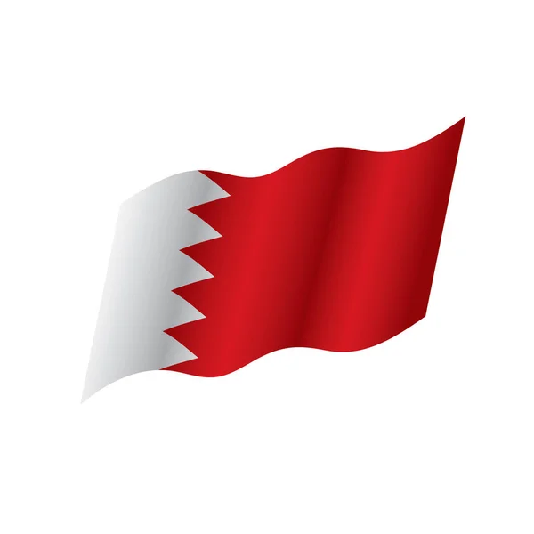 Bahrain flag，矢量图解 — 图库矢量图片