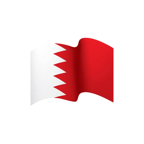 Bahrain flag，矢量图解 — 图库矢量图片