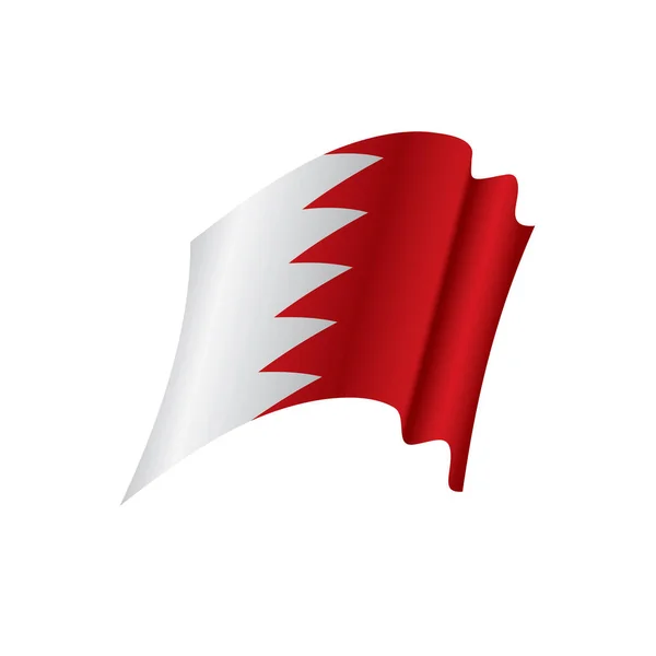 Drapeau Bahreïn, illustration vectorielle — Image vectorielle