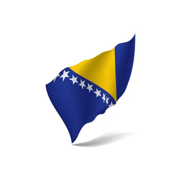 Bandera de Bosnia y Herzegovina, ilustración vectorial — Vector de stock