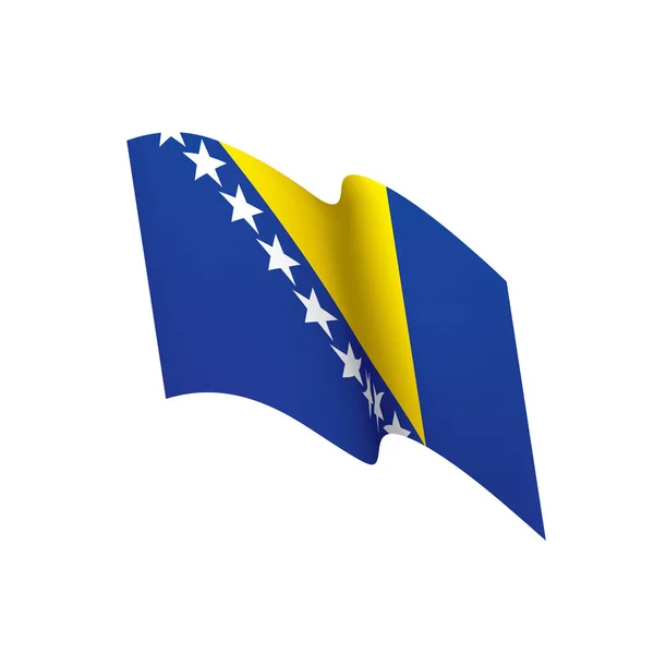 Flagge von Bosnien und Herzegowina, Vektorillustration — Stockvektor