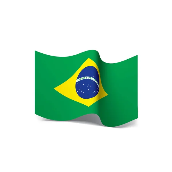 Бразильський прапор, Векторні ілюстрації — стоковий вектор