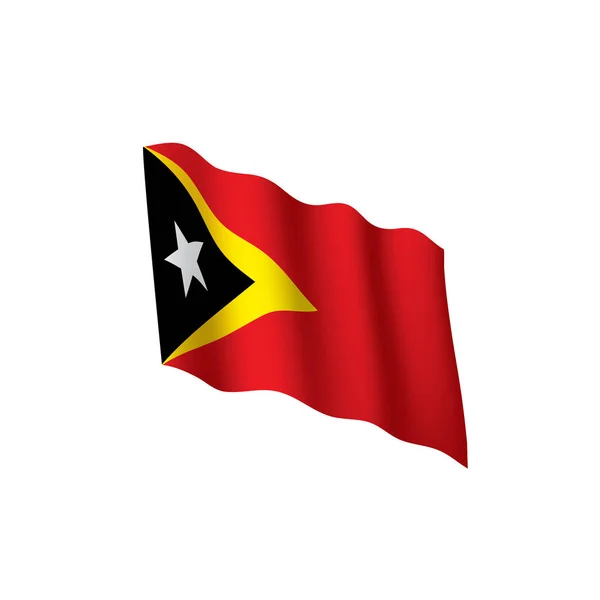 East timor flaga, ilustracji wektorowych — Wektor stockowy