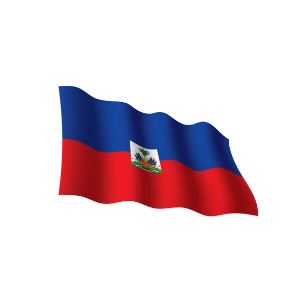ハイチの国旗、ベクトル イラスト — ストックベクタ