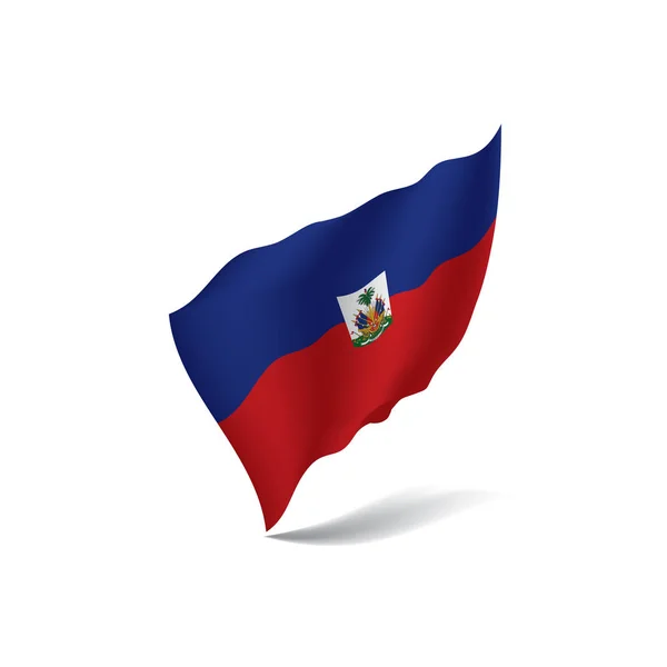 De vlag van Haïti, vectorillustratie — Stockvector