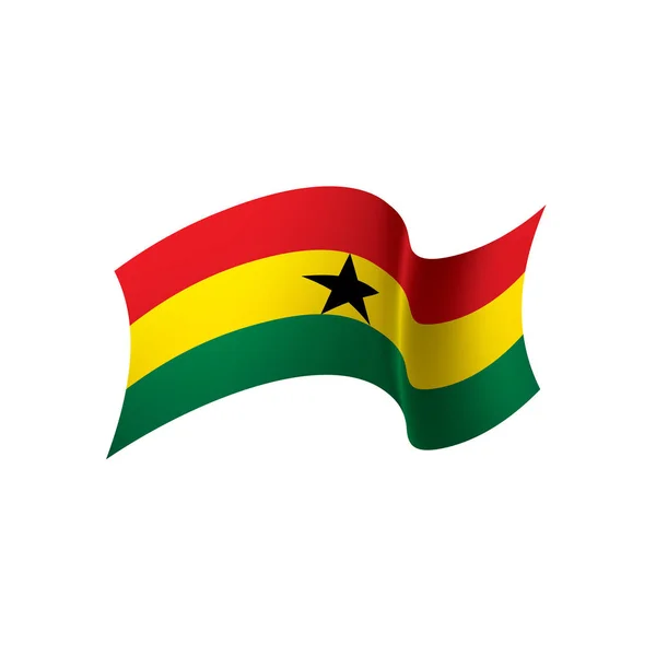加纳旗子, 媒介例证 — 图库矢量图片