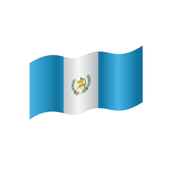 Флаг Гватемалы, векторная иллюстрация — стоковый вектор
