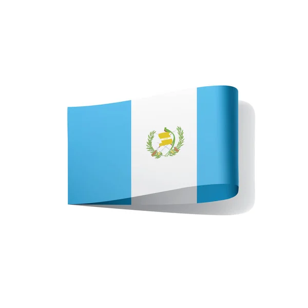 Guatemala flag, vector illustration — Stock Vector