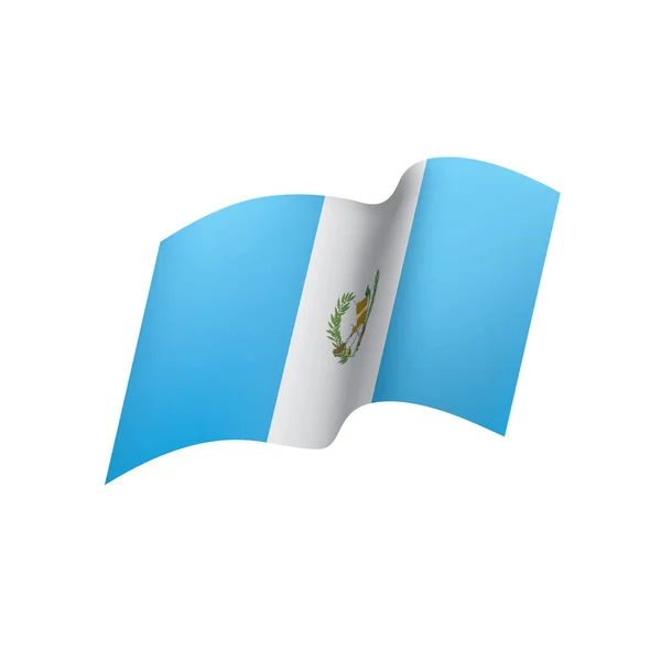 グアテマラの国旗、ベクトル イラスト — ストックベクタ
