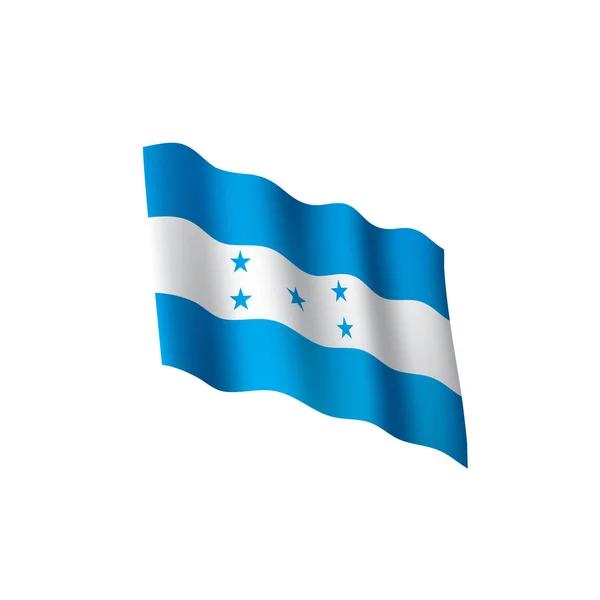 Bandera de Honduras, vector de ilustración — Vector de stock