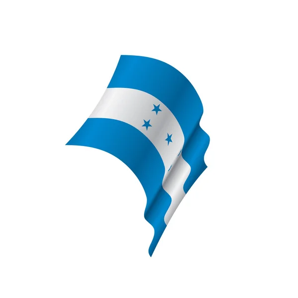 Bandera de Honduras, vector de ilustración — Vector de stock