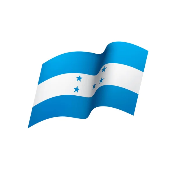 Bandera de Honduras, vector de ilustración — Vector de stock