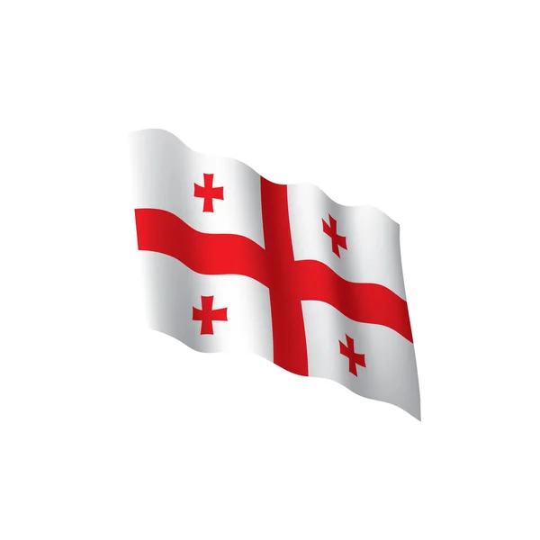 Флаг Джорджии, векторная иллюстрация — стоковый вектор