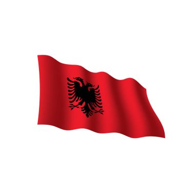 Angola bayrağı, vektör çizim