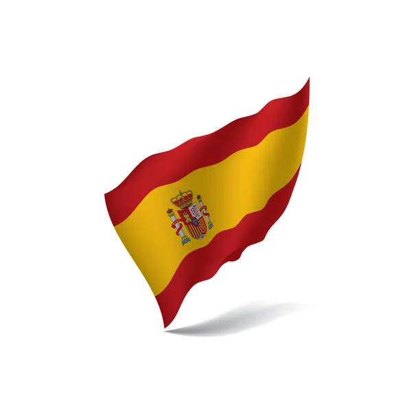 Флаг Испании, векторная иллюстрация — стоковый вектор