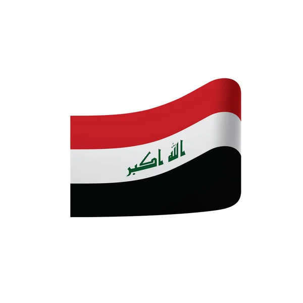Flaga Iraku, ilustracji wektorowych — Wektor stockowy