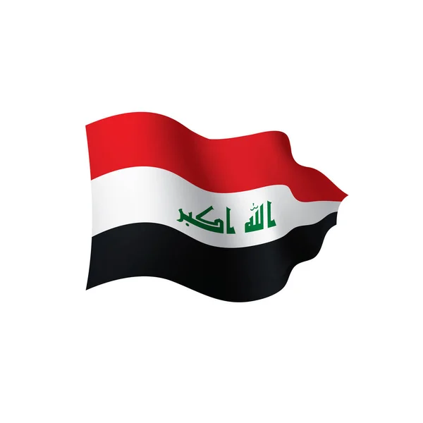 Iraqi flag, vector illustration — Stock Vector