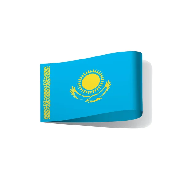 Kasachstan-Flagge, Vektorillustration — Stockvektor