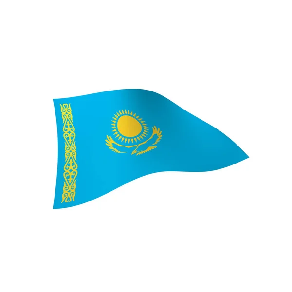 Drapeau Kazakhstan, illustration vectorielle — Image vectorielle