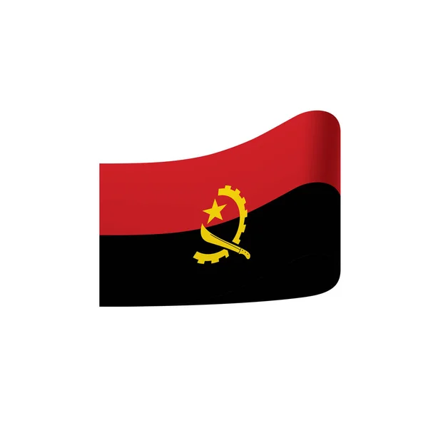 Angola bandera, ilustración vectorial — Vector de stock