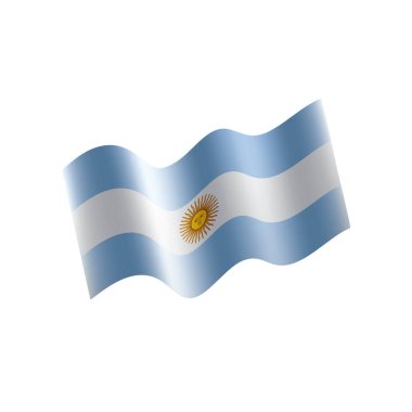 Arjantin bayrağı, vektör çizim