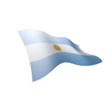 Arjantin bayrağı, vektör çizim