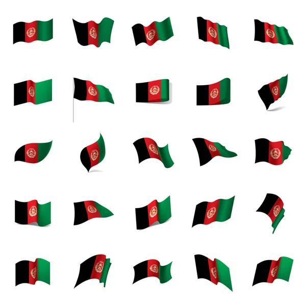 Afganisztán zászló, vektoros illusztráció — Stock Vector