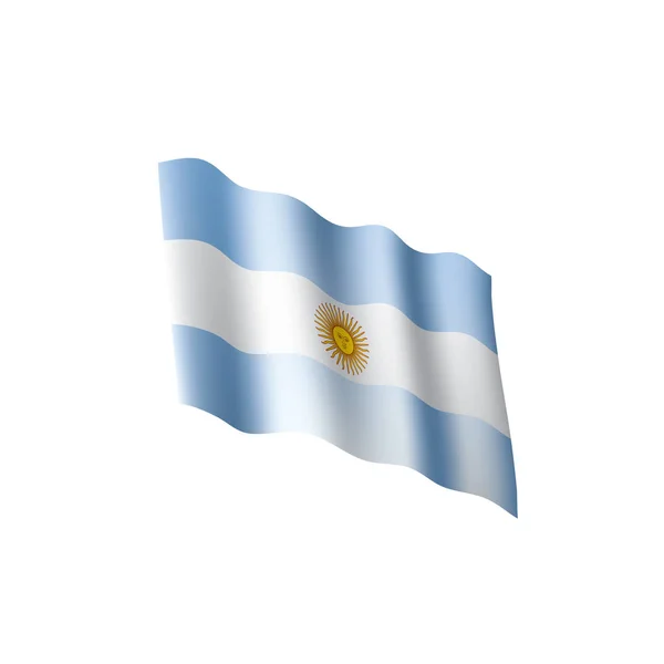 Drapeau Argentine, illustration vectorielle — Image vectorielle