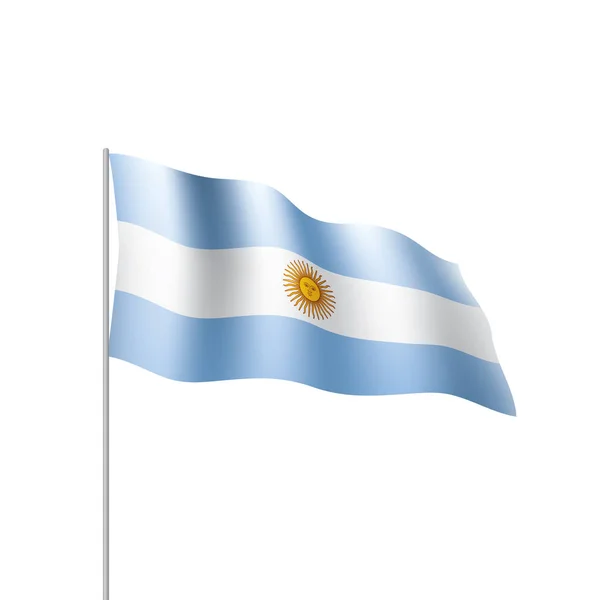Drapeau Argentine, illustration vectorielle — Image vectorielle