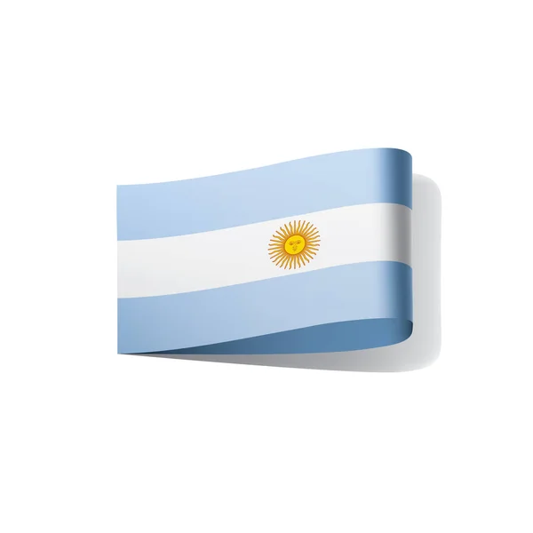 Флаг Аргентины, векторная иллюстрация — стоковый вектор