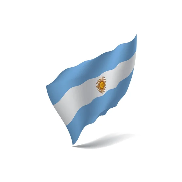 Drapeau Argentine, illustration vectorielle — Image vectorielle