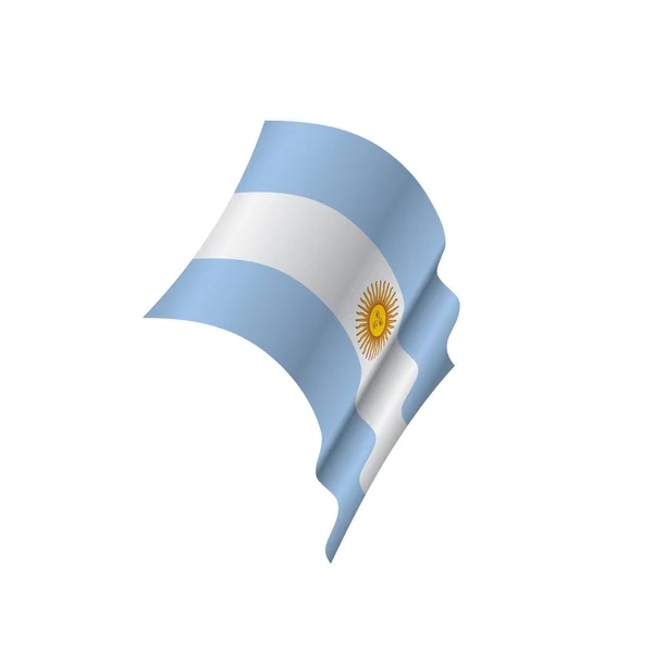 Bandera Argentina, ilustración vectorial — Archivo Imágenes Vectoriales