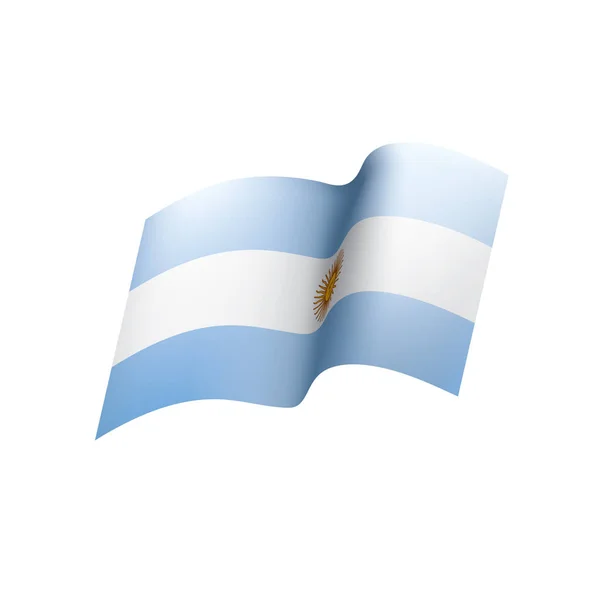 Bandera Argentina, ilustración vectorial — Archivo Imágenes Vectoriales
