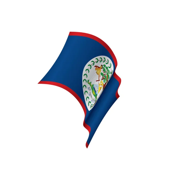 伯利兹国旗, 矢量插图 — 图库矢量图片