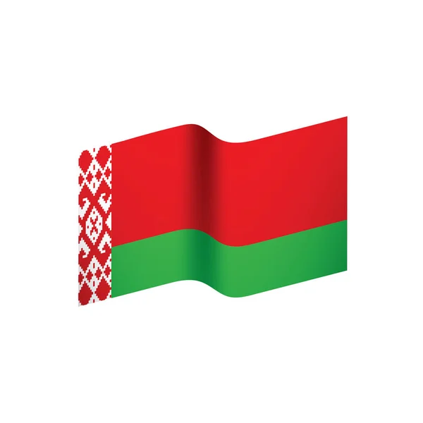 Drapeau Belarus, illustration vectorielle — Image vectorielle