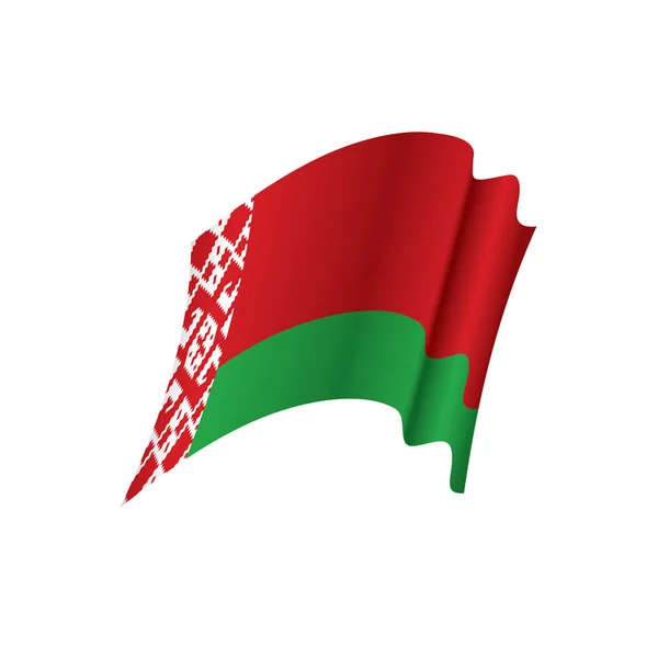 Bielorrusia bandera, vector ilustración — Archivo Imágenes Vectoriales