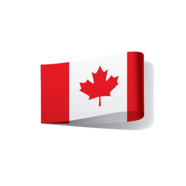Kanada bayrağı, vektör illüstrasyonu