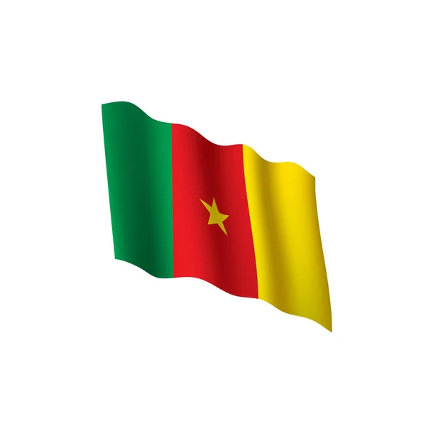 Σημαία του Καμερούν, εικονογράφηση διάνυσμα — Διανυσματικό Αρχείο
