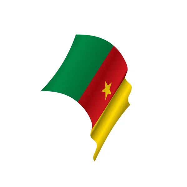 Cameroon flag, vector illustration — Stock Vector