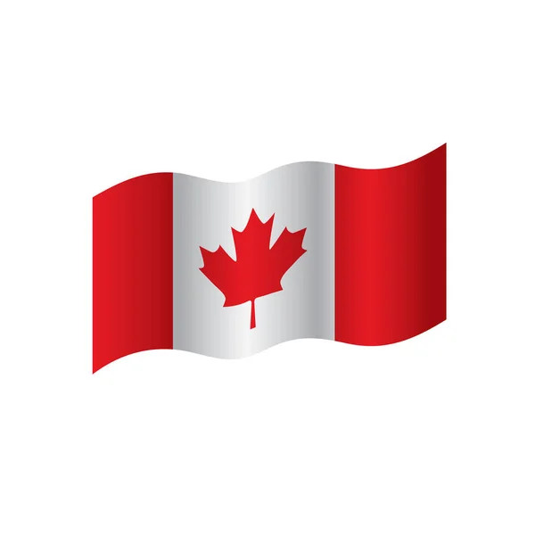 Флаг Канады, векторная иллюстрация — стоковый вектор
