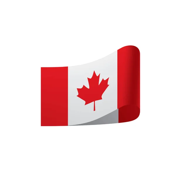 Kanada bayrağı, vektör illüstrasyonu — Stok Vektör