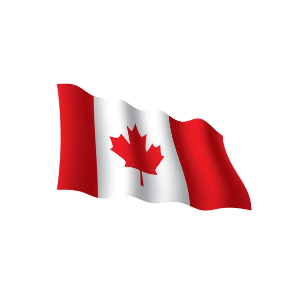 Bandeira do Canadá, ilustração vetorial — Vetor de Stock