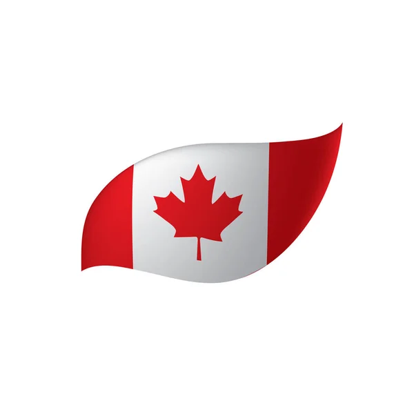 Drapeau du Canada, illustration vectorielle — Image vectorielle