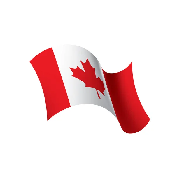 Bandeira do Canadá, ilustração vetorial —  Vetores de Stock