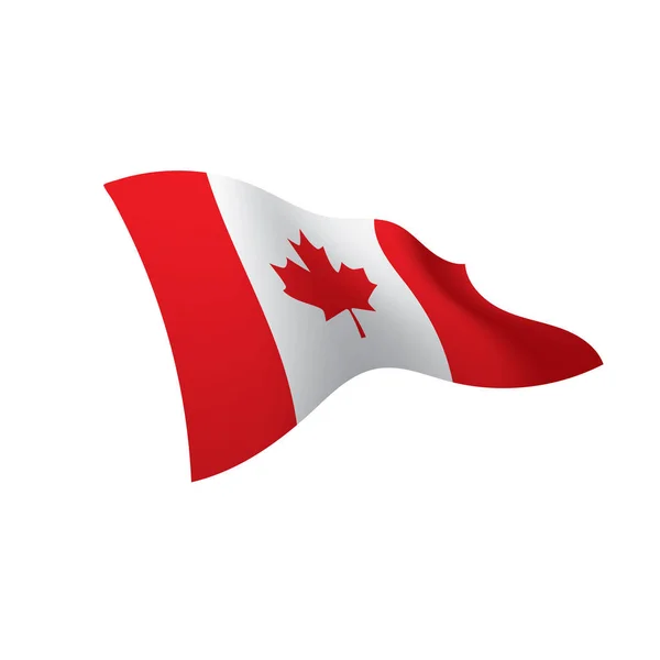 Drapeau du Canada, illustration vectorielle — Image vectorielle