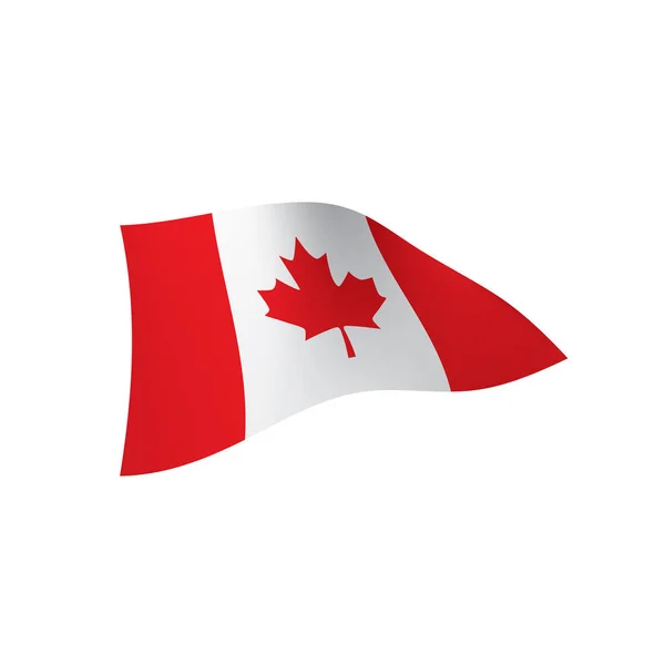 Bandeira do Canadá, ilustração vetorial — Vetor de Stock