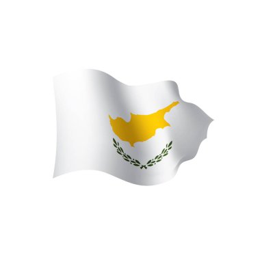 Kıbrıs bayrağı, vektör çizim