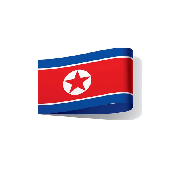 North Korea flag, vector illustration — Stock Vector
